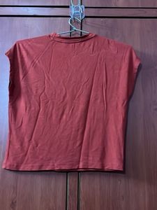 Casual Orange T-Shirt