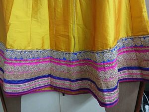 Gorgeous Mustard Lehenga With Heavy Borders😍😍