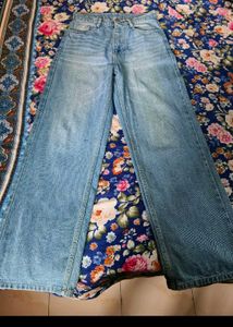 Light Blue Straight Fit Jeans