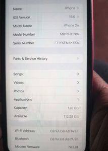 Red iPhone XR - 128GB