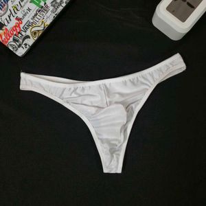 Mens White Thong.