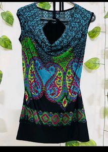 Black Boho Buttersoft Top