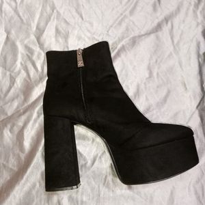 ZARA Black High Boots