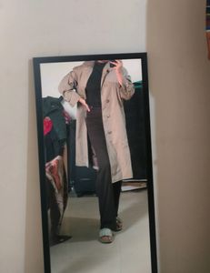 Korean Style Khaki Trench Overcoat