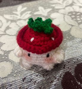 Crochet Baby Mushroom Keychain🍓