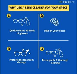 Aqualens Spectacles Lens Cleaner (100ml)