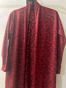 Reddish Maroon Shrug