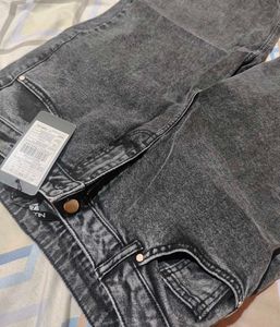 Acid Wash Wide Leg Jeans