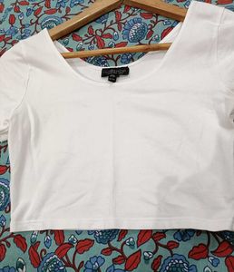Pure White Crop Top