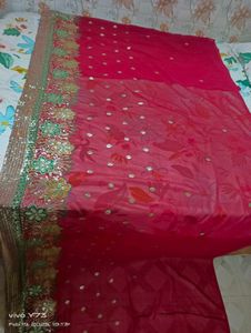 Gujarati Style Saree Sequence Work (Multi)