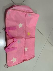 Pink Star Play Mat Storage Bag