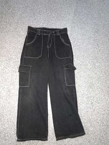 Black Cargo Jean's