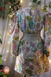 Floral Print Long Sleeve Dress