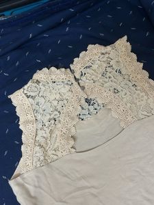 Lace Detail Sleeveless Top