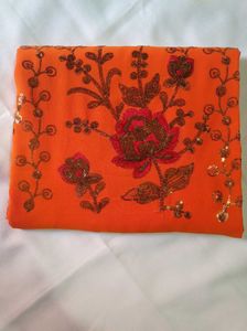Embroidery Design Saree 😍