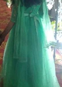Beautiful Long Green Gown