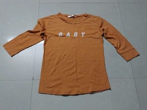 Cute Orange 'Baby' Tee