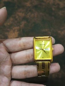 Sonata Gold Watch