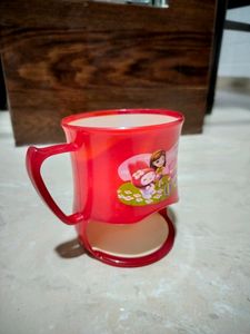 Milk Cup With Biscuits Holder For Kids