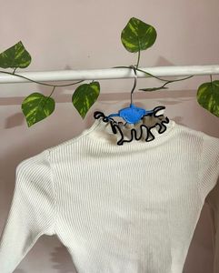 White Crop Top