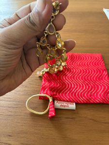 Amrapali Silver Chandelier  Earrings