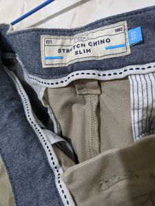 Next Slim Khaki Chinos 32 Waist