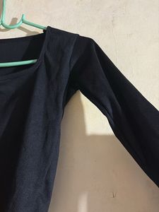 Black Long Sleeve Top
