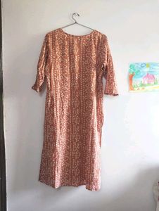 Elegant Printed Cotton Kurta