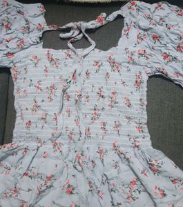 Floral Print Crop Top