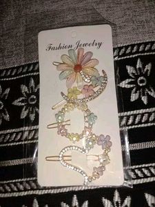 Floral Hair Clip Set