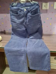 Blue Wide Leg Jeans