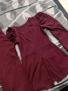 Maroon Cord Set