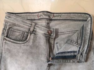 Gray Denim Jeans