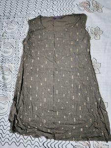 Casual Brown Tunic Top