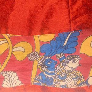 Skirt With Kalamkaari Border