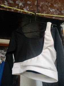 Asymmetric Color Block Sweatshirt