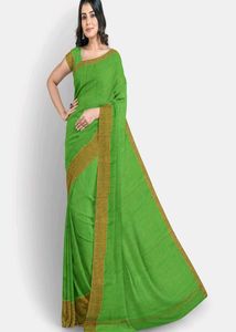 Elegant Green Saree