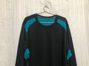Athletic Black Long Sleeve T Shirt