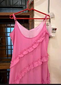 Pink Long Dress🌸