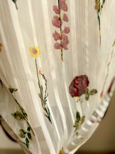 Organza Floral Print Top