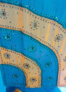 Saree with blouse