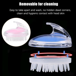 2 Pcs-Silicone Head Massager used in all kinds of