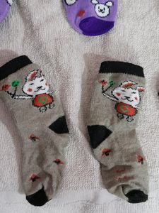 Pair Of 5 |Sweet Little Baby | Woollen Socks For Toddlers