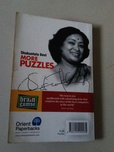 MORE PUZZLES Book By Shakuntala Devi