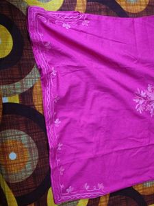 Pink Embroidered Kurta