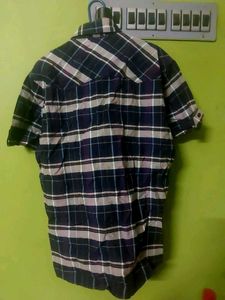 Plaid Short Sleeve Shirt