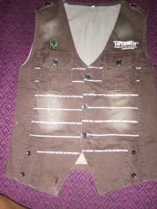 Brown Utility Vest