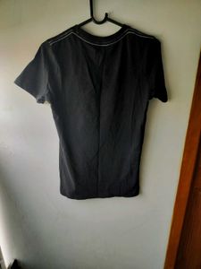Cool Graphic Print Black T-Shirt