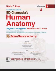 BDC Latest Edition Neuanatomy Vol 4 Textbook