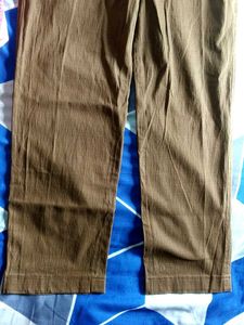Brown Casual Pants